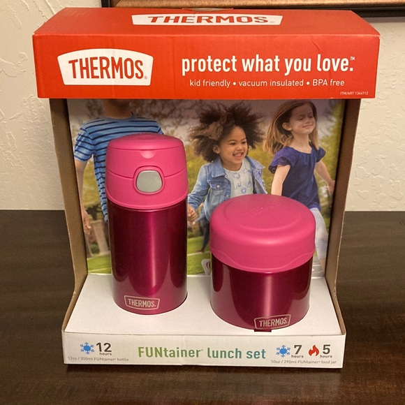 Thermos Kitchen Nib Thermos Funtainer Lunch Set For Kids Poshmark